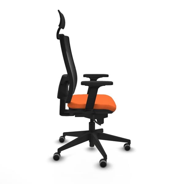 Kontorstol med nakkestøtte Piqueras y Crespo 2D066G1 Oransje