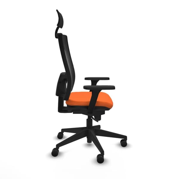 Kontorstol med nakkestøtte Piqueras y Crespo 3D066N1 Oransje