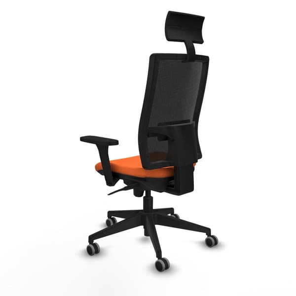 Kontorstol med nakkestøtte Piqueras y Crespo 3D066G1 Oransje