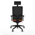 Miniatyrbilde 5 av 7: Kontorstol med nakkestøtte Piqueras y Crespo 3D066G1 Oransje