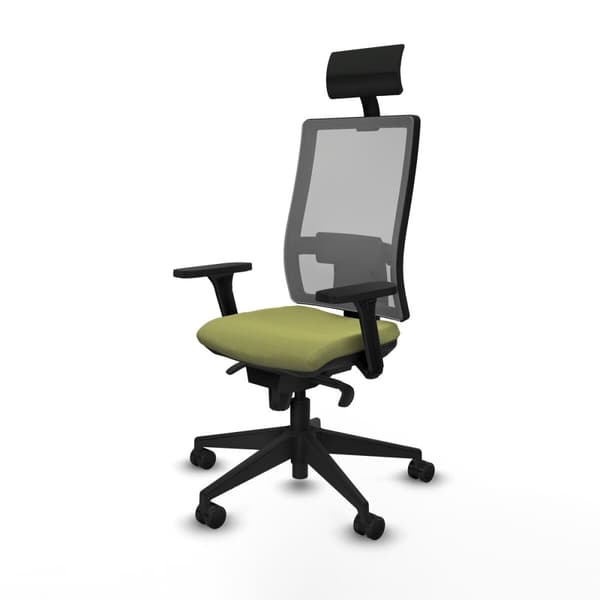 Kontorstol med hovedgærde Piqueras y Crespo 3D066N1