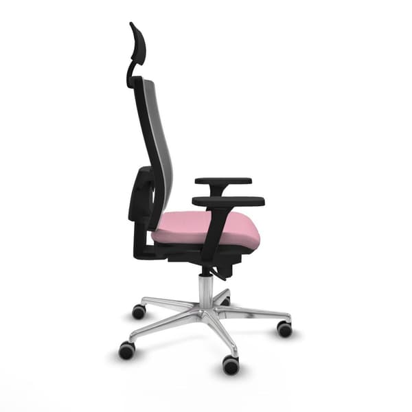 Kontorstol med hovedgærde Piqueras y Crespo 3D086G1 Pink