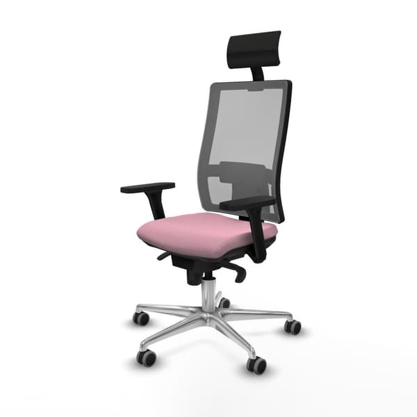 Kontorstol med hovedgærde Piqueras y Crespo 3D086G1 Pink