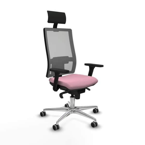 Kontorstol med hovedgærde Piqueras y Crespo 3D086G1 Pink
