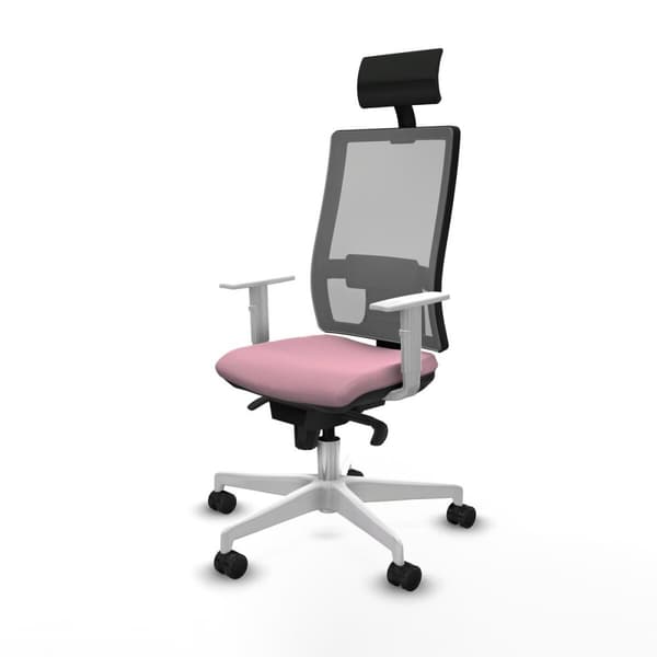 Kontorstol med hovedgærde Piqueras y Crespo 4B026N1 Pink