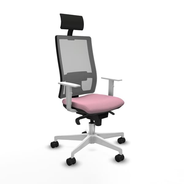 Kontorstol med hovedgærde Piqueras y Crespo 4B026N1 Pink