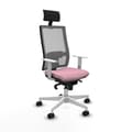 Miniatyrbillede 1 af 7: Kontorstol med hovedgærde Piqueras y Crespo 4B026N1 Pink