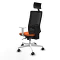 Miniatyrbillede 4 af 7: Kontorstol med hovedgærde Piqueras y Crespo 4B026N1 Orange