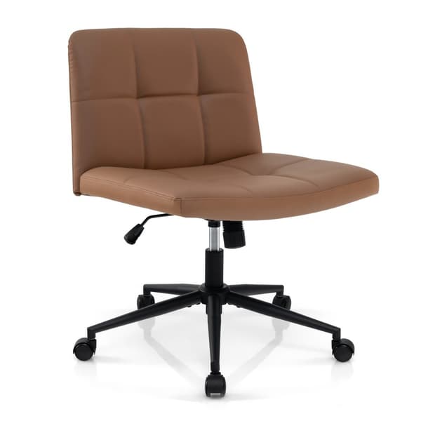 Skrivbordsstol, 27,5x27,5x31-34 tum, Brun