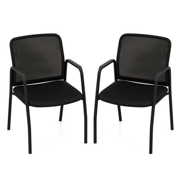 Venteværelsesstolsæt, 23,5x23x32 tommer, Sort