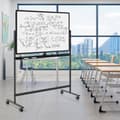 Miniatyrbillede 3 af 8: Transportabel Whiteboard på hjul, 32x47 tommer, Sort
