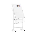 Miniatyrbild 1 av 4: Mobil whiteboard, 68x56x159-178,5 cm, svart