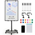 Miniatyrbild 1 av 8: Mobil whiteboard, 40x26 tum, svart