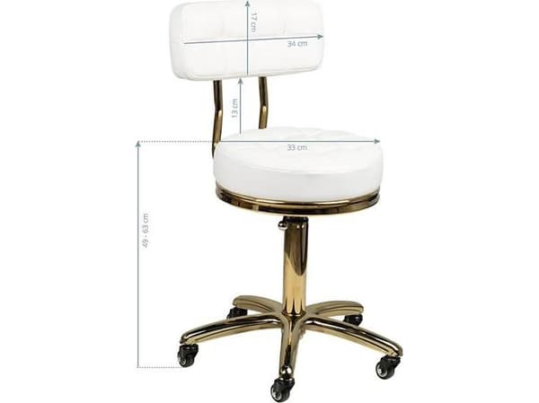 [OUTLET] - Activeshop GOLD kosmetikstol AM-961 vit universal