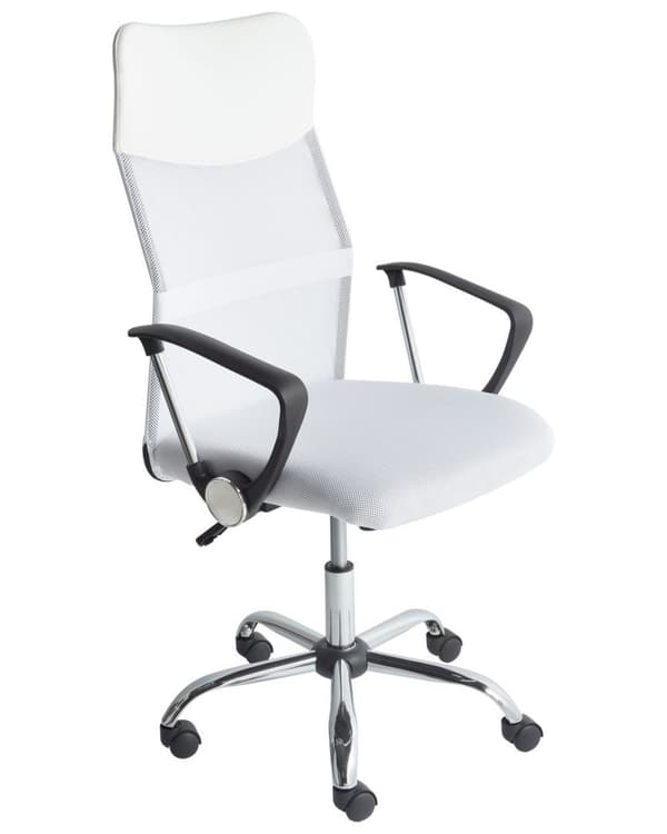 Ställbar kontorsstol vit DESIGN Lumarko!