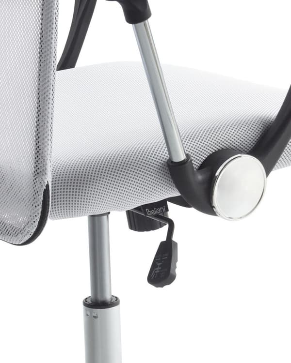 Ställbar kontorsstol vit DESIGN Lumarko!