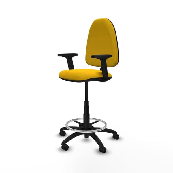 Kontorsstol Piqueras y Crespo B2D01RF Gul