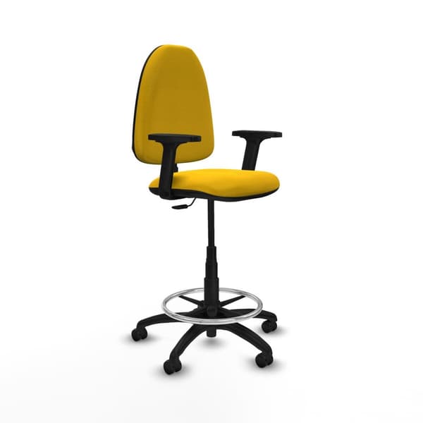 Kontorsstol Piqueras y Crespo B2D01RF Gul