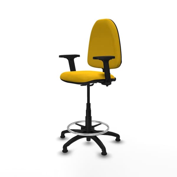 Kontorsstol Piqueras y Crespo B2D01RT Gul