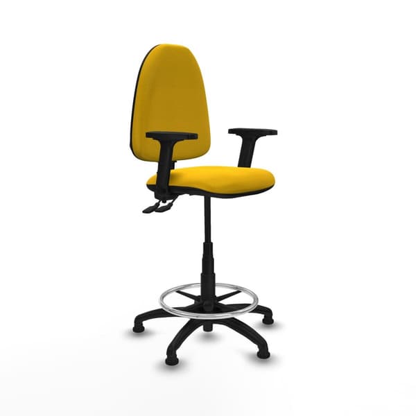 Kontorsstol Piqueras y Crespo B2D01RT Gul
