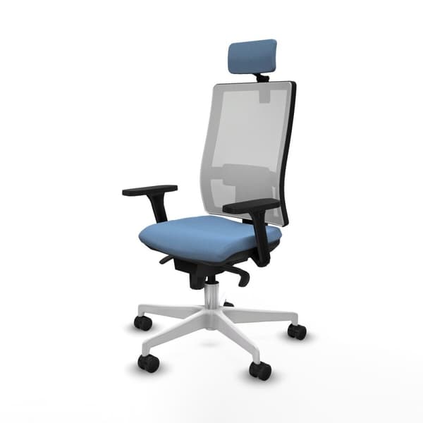 Kontorsstol Piqueras y Crespo 3D026N2 Himmelsblå