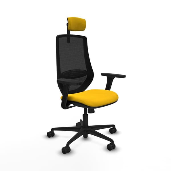 Kontorsstol Piqueras y Crespo D036N2W Gul