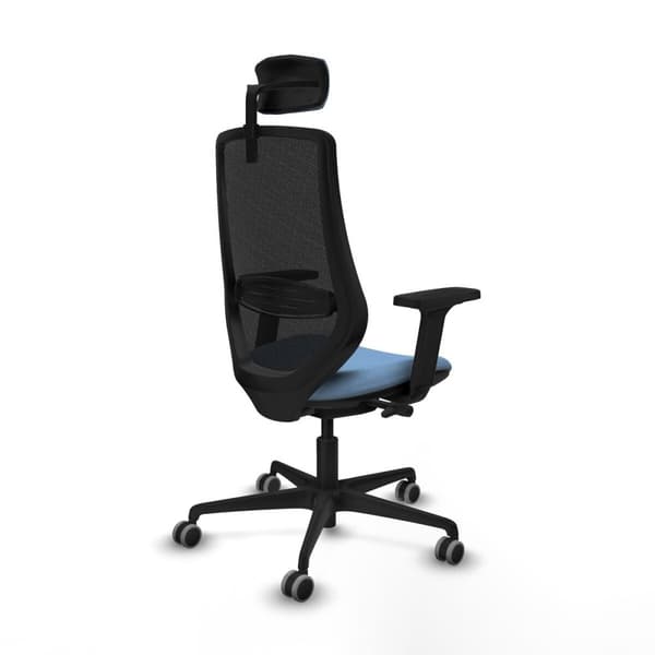 Kontorsstol Piqueras y Crespo D036G2W Himmelsblå