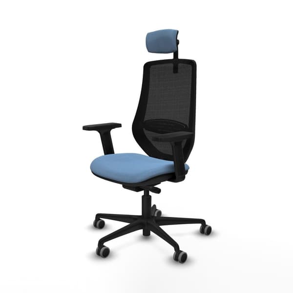 Kontorsstol Piqueras y Crespo D036G2W Himmelsblå