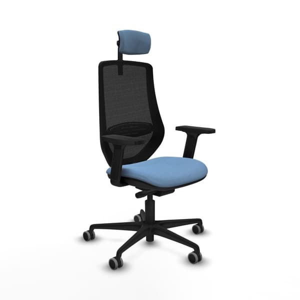 Kontorsstol Piqueras y Crespo D036G2W Himmelsblå