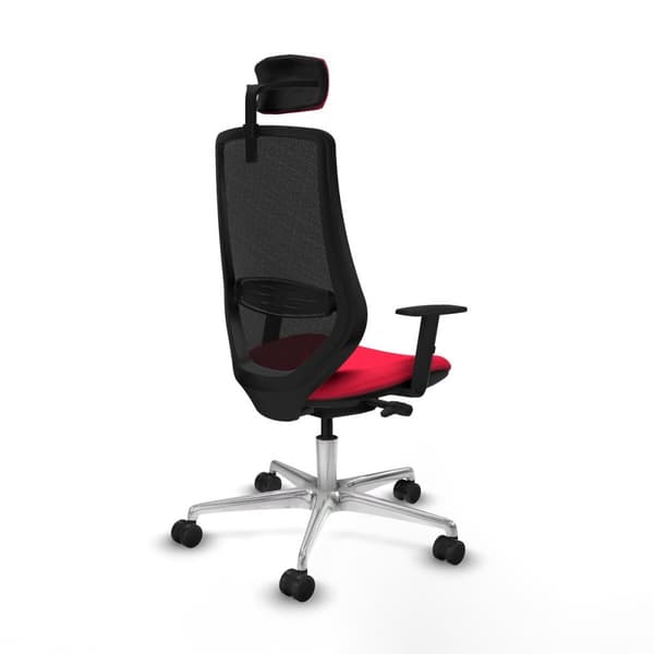 Kontorsstol Piqueras y Crespo D086N2W Röd