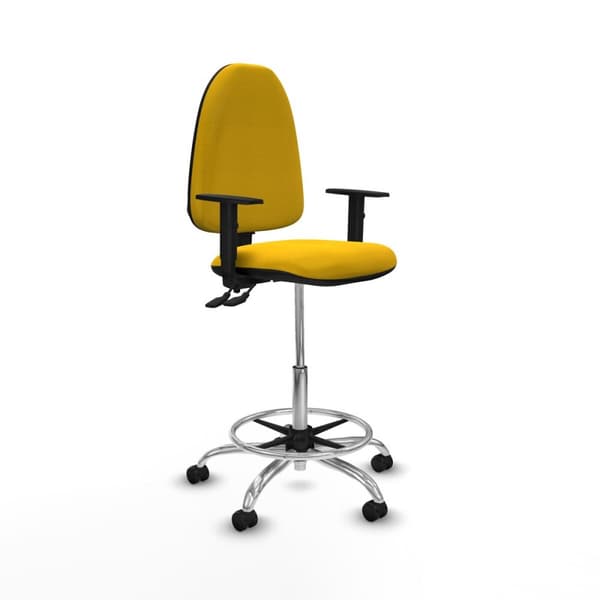 Kontorsstol Piqueras y Crespo B1D05RF Gul
