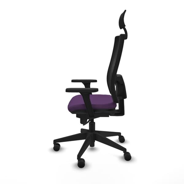 Kontorsstol med nackstöd Piqueras y Crespo 3D066N1 Purpur
