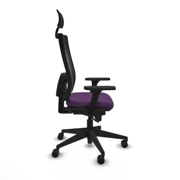 Kontorsstol med nackstöd Piqueras y Crespo 3D066N1 Purpur