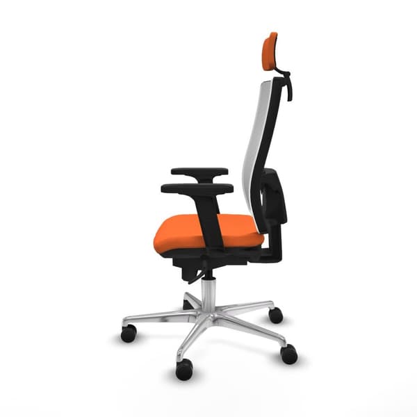 Kontorsstol med nackstöd Piqueras y Crespo 2D086N2 Orange