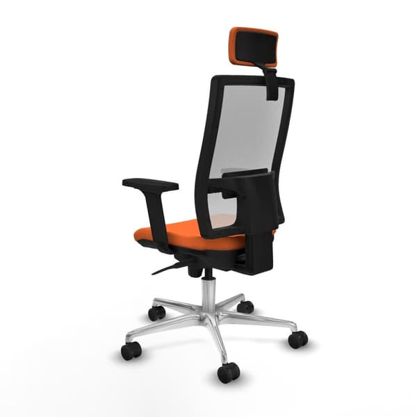 Kontorsstol med nackstöd Piqueras y Crespo 2D086N2 Orange
