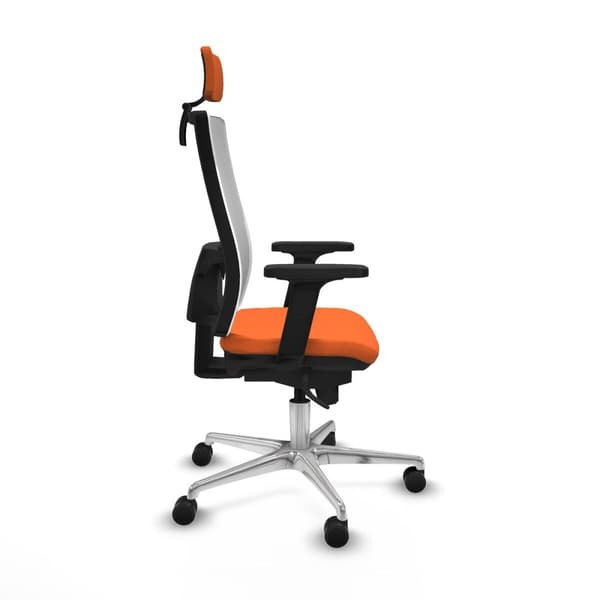 Kontorsstol med nackstöd Piqueras y Crespo 2D086N2 Orange