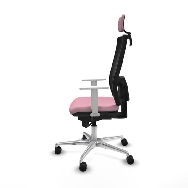 Kontorsstol med nackstöd Piqueras y Crespo 4B086N2 Rosa
