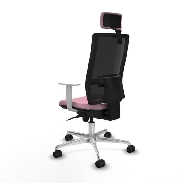Kontorsstol med nackstöd Piqueras y Crespo 4B086N2 Rosa