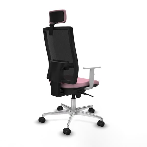 Kontorsstol med nackstöd Piqueras y Crespo 4B086N2 Rosa