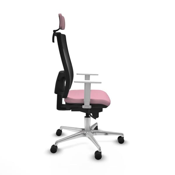 Kontorsstol med nackstöd Piqueras y Crespo 4B086N2 Rosa