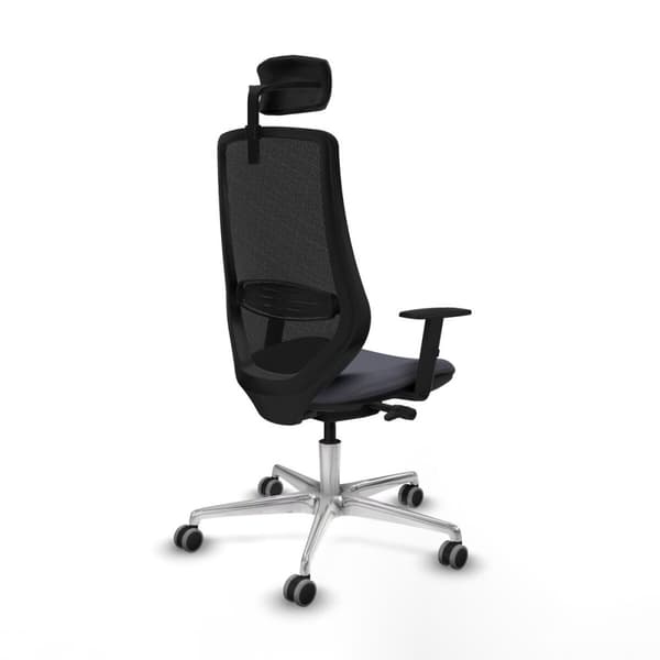 Kontorstol Piqueras y Crespo D086G2W Mørke Grå