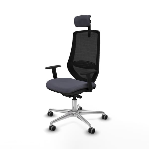 Kontorstol Piqueras y Crespo D086G2W Mørke Grå