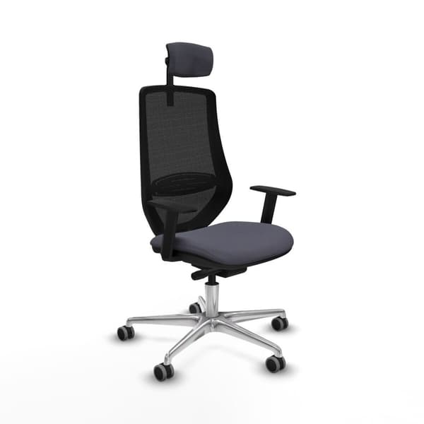 Kontorstol Piqueras y Crespo D086G2W Mørke Grå