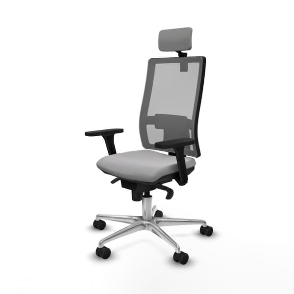 Kontorstol Piqueras y Crespo 3D086N2 Lysegrå