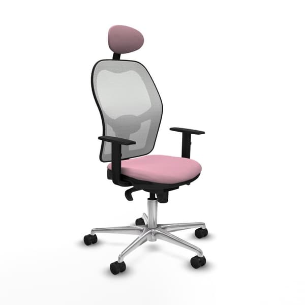 Kontorstol med nakkestøtte Jorquera Piqueras y Crespo 1D086N1 Rosa