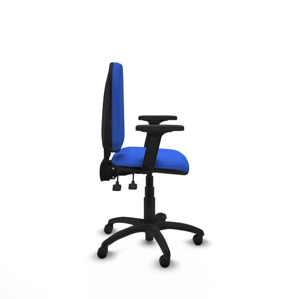 Kontorstol Piqueras y Crespo Aýna AS bali azul brazos 2D base poliamida ruedas autofrenantes 50mm Blå