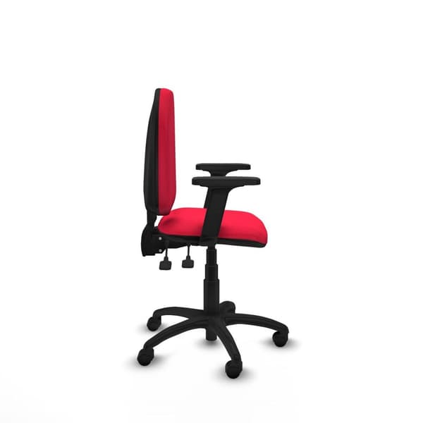 Kontorstol Piqueras y Crespo Aýna AS bali rojo brazos 2D base poliamida ruedas nailon 50mm Rød