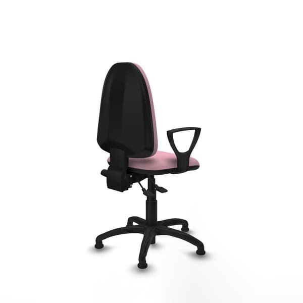 Kontorstol Piqueras y Crespo Aýna AS bali rosa brazos fijos base poliamida topes Pink