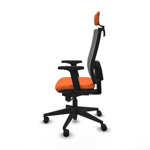 Kontorstol med nakkestøtte Piqueras y Crespo 2D066N2 Oransje