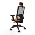 Miniatyrbilde 4 av 7: Kontorstol med nakkestøtte Piqueras y Crespo 2D066N2 Oransje